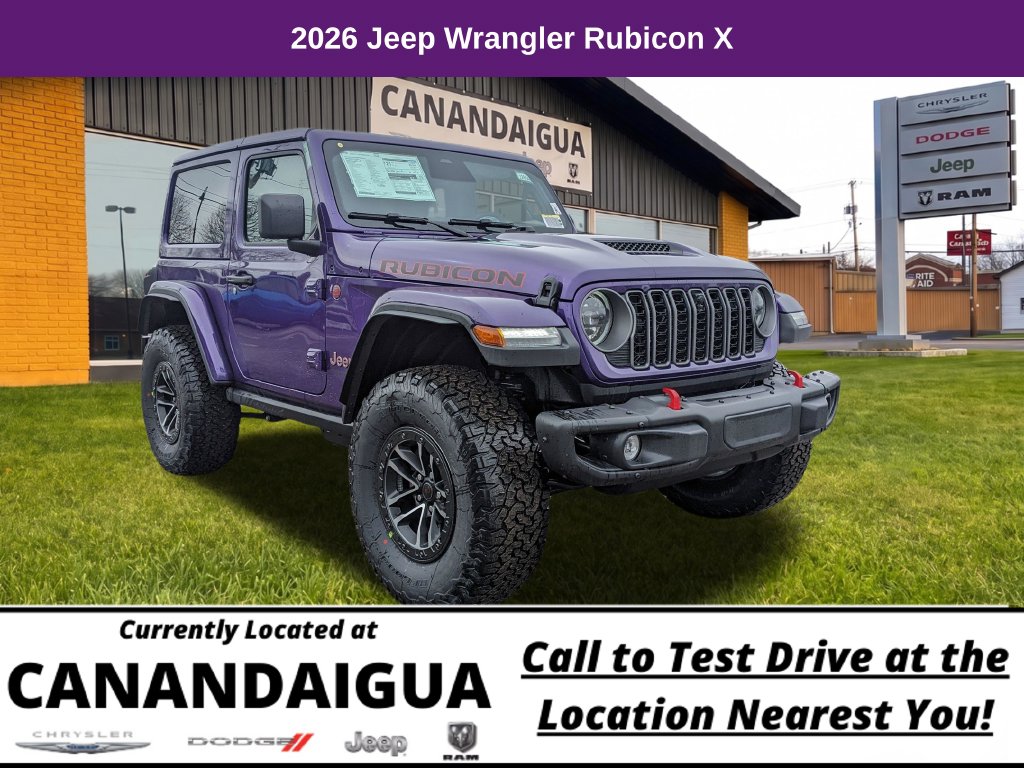 New 2026 Jeep Wrangler Rubicon X Sport Utility
