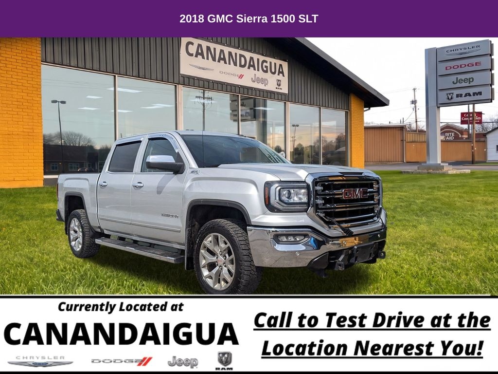 Used 2018 GMC Sierra 1500 SLT Truck Crew Cab