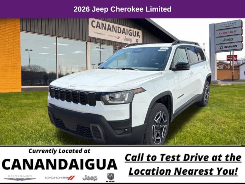 New 2026 Jeep Cherokee Limited Sport Utility