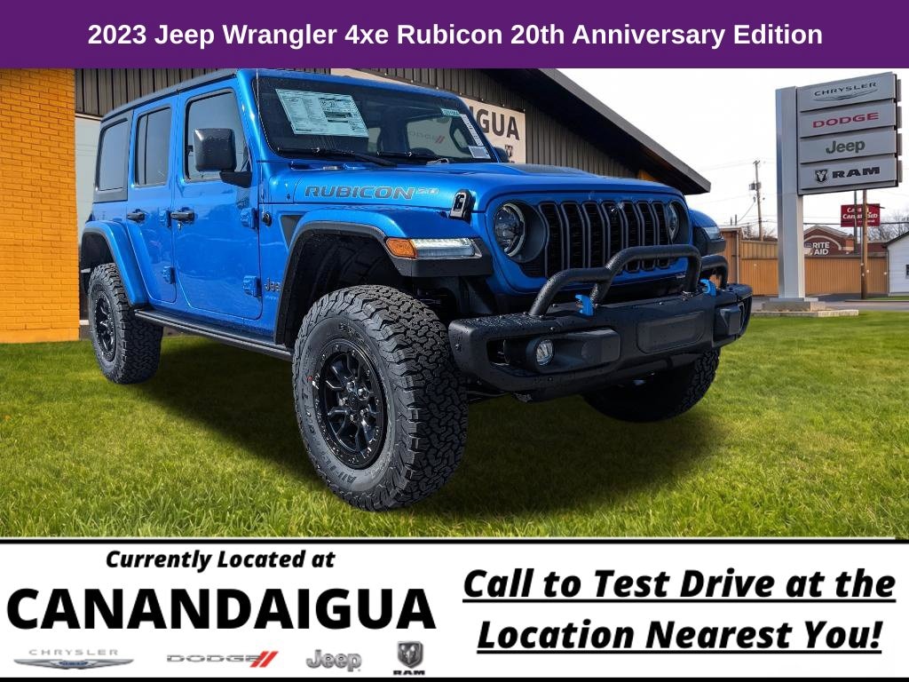 New 2023 Jeep Wrangler Rubicon 20th Anniversary Edition 4xe Sport Utility