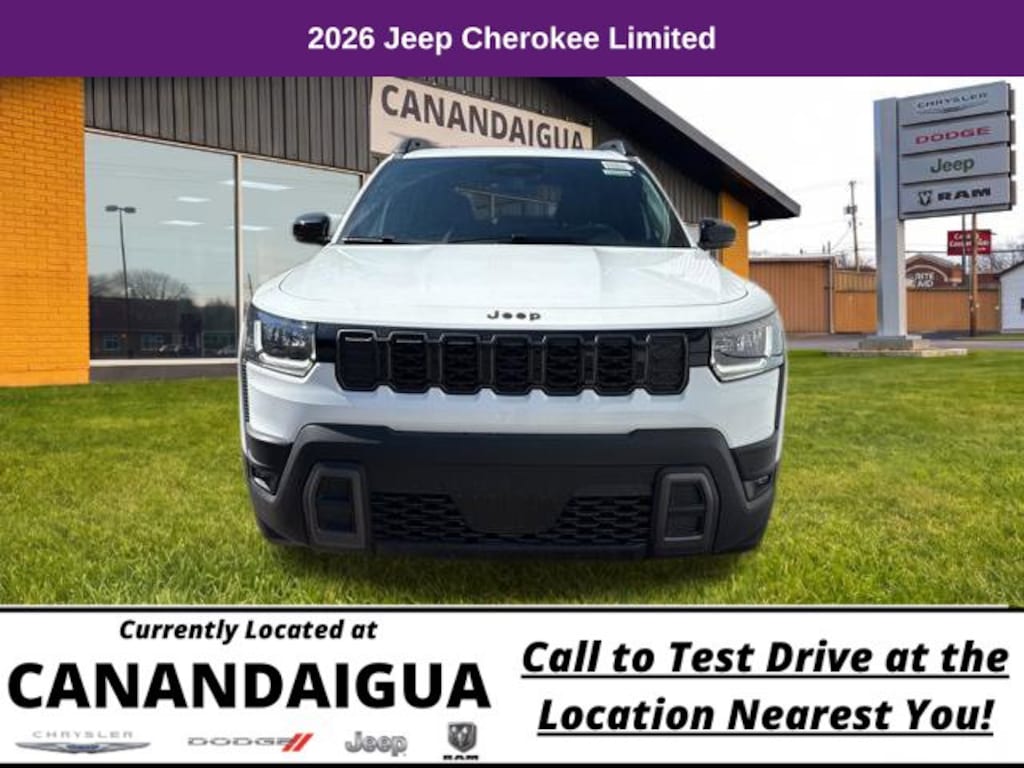 New 2026 Jeep Cherokee Limited Sport Utility
