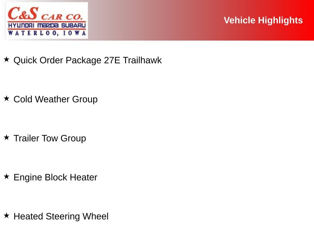 Used 2020 Jeep Cherokee Trailhawk SUV