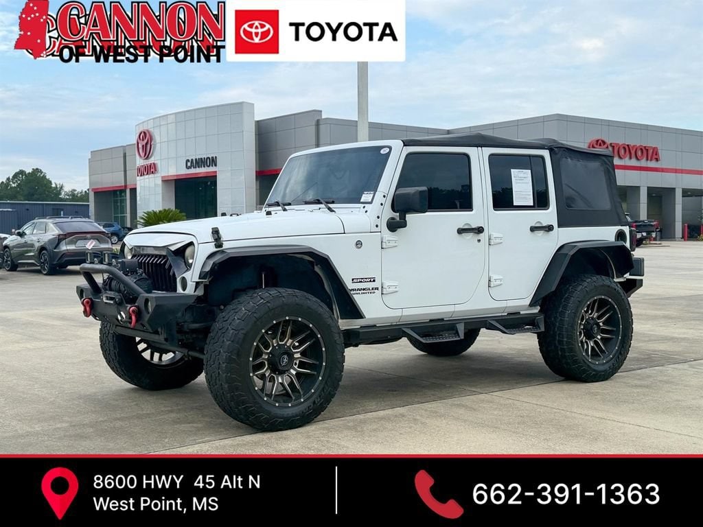 Used 2016 Jeep Wrangler JK Unlimited Sport 4X4 SUV