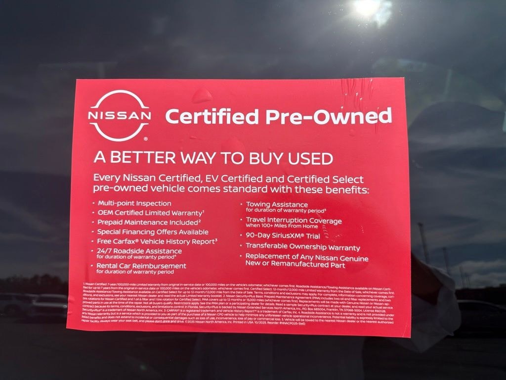 Certified 2025 Nissan Pathfinder SV SUV