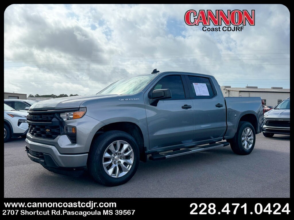 Used 2024 Chevrolet Silverado 1500 Custom 2WD Crew Cab 147 Custom