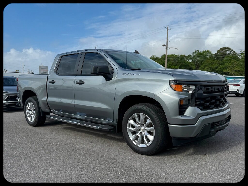 Used 2024 Chevrolet Silverado 1500 Custom 2WD Crew Cab 147 Custom