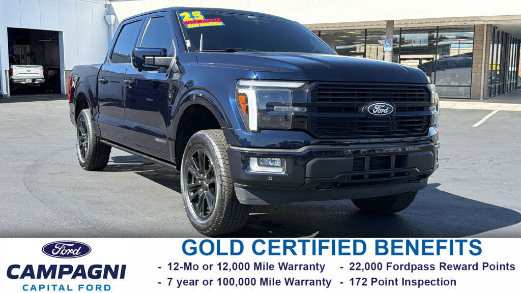 Certified 2025 Ford F-150 Platinum SuperCrew