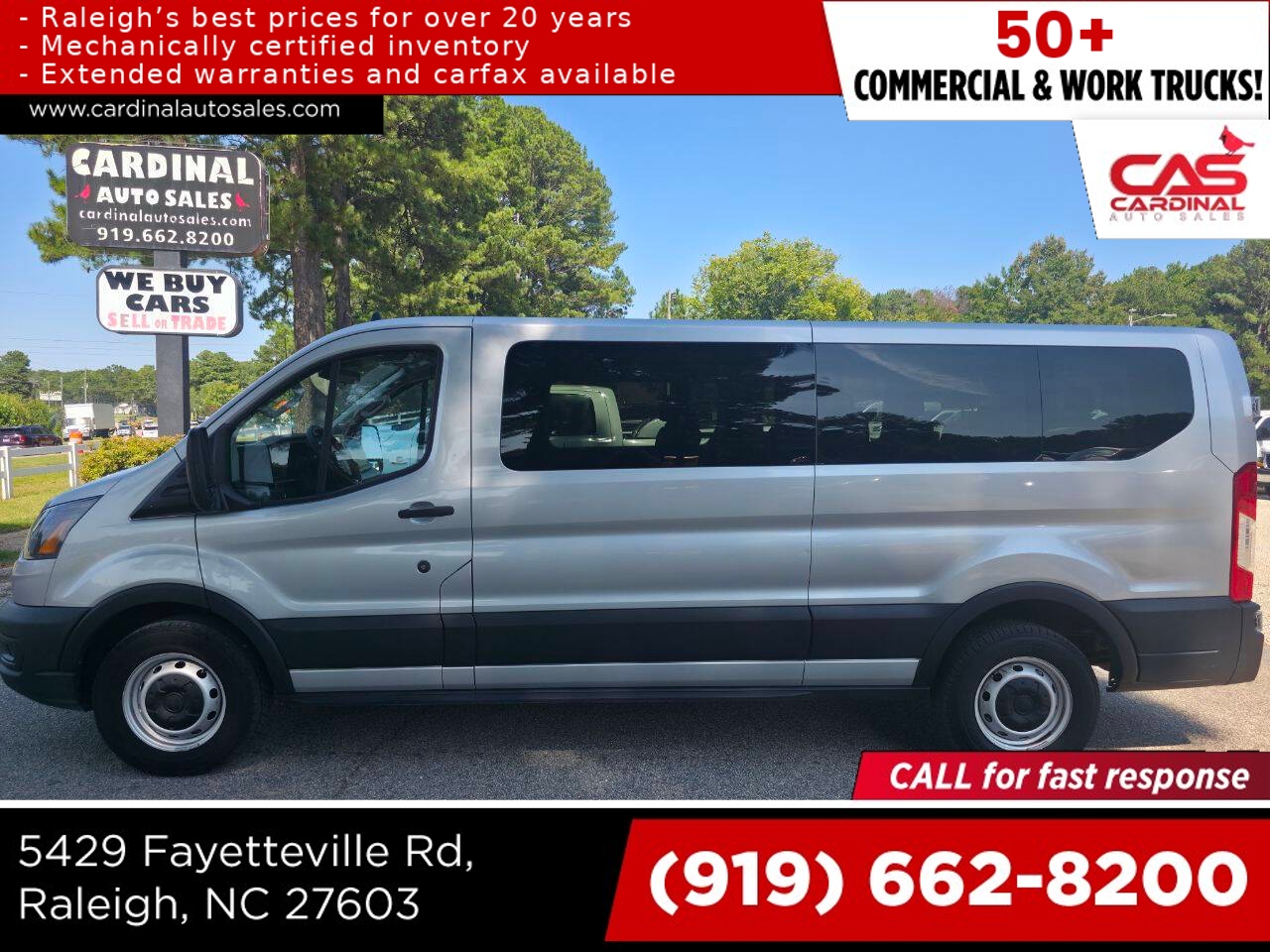 Used 2022 Ford Transit 350 XL 3dr LWB Low Roof Passenger Van Full-Size