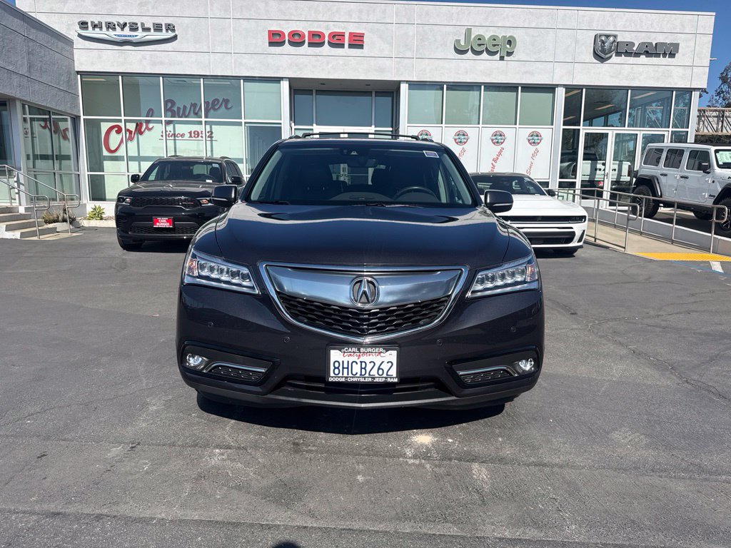Certified 2016 Acura MDX Advance Package with VIN 5FRYD4H94GB048290 for sale in La Mesa, CA