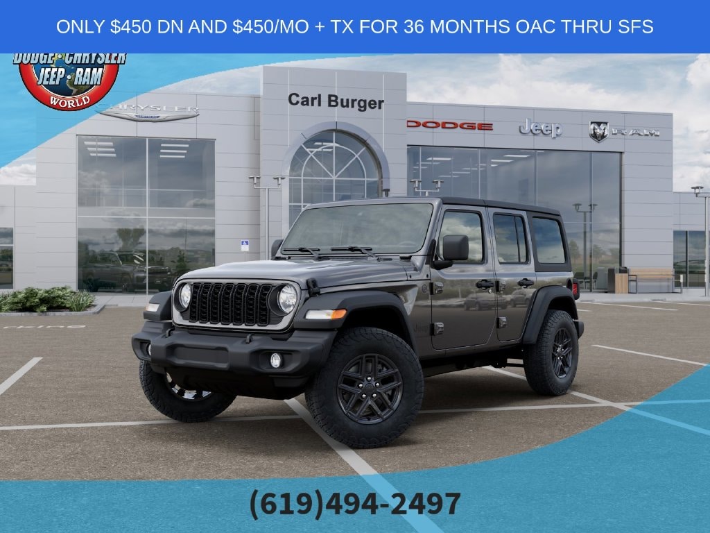 New 2026 Jeep Wrangler 4-DOOR SPORT S Sport Utility