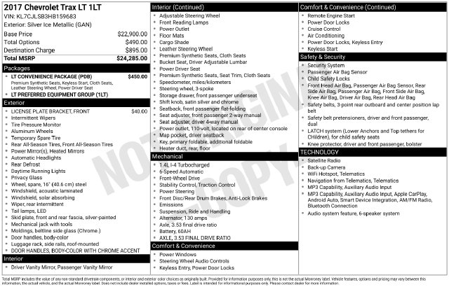 2017 Chevrolet Trax