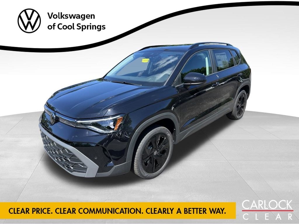 New 2026 Volkswagen Taos 1.5T SE Black SUV