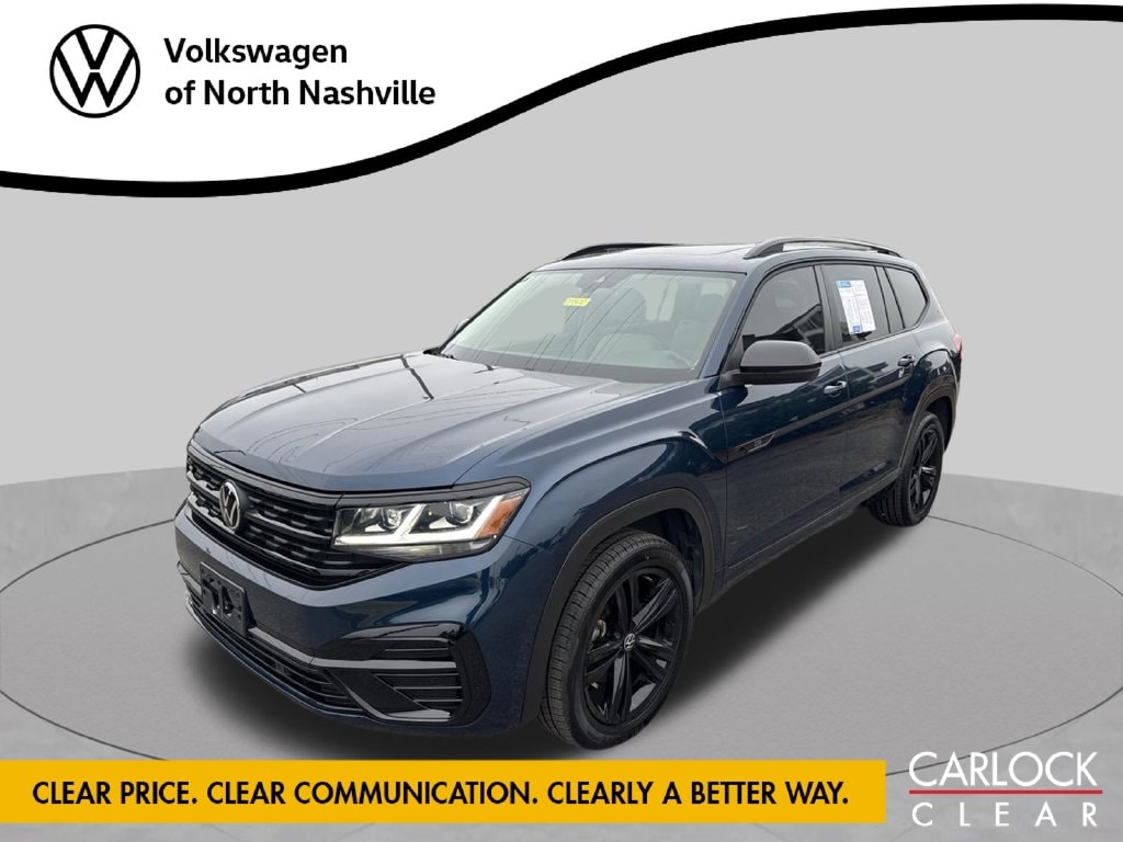 Certified 2023 Volkswagen Atlas 3.6L V6 SEL R-Line Black SUV