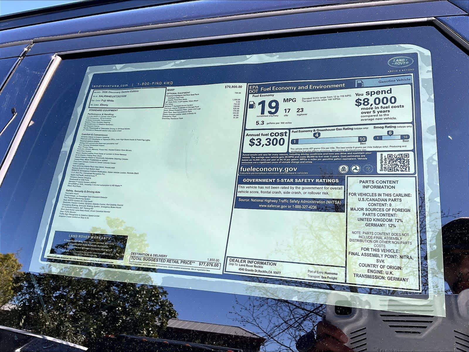 2026 Land Rover Discovery Gemini Edition - Photo 36