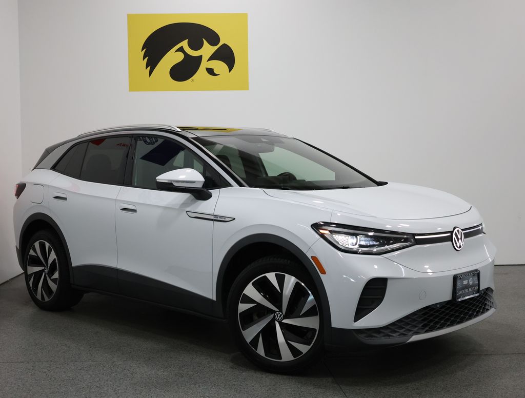 Used 2022 Volkswagen ID.4 PRO S with VIN WVGUNPE21NP062796 for sale in Iowa City, IA