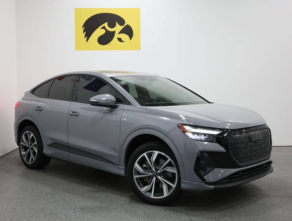 Used 2023 Audi Q4 Sportback e-tron Premium Plus with VIN WA132BFZ8PP025751 for sale in Iowa City, IA