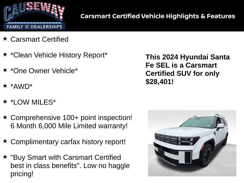 Certified 2024 Hyundai Santa Fe SEL SUV