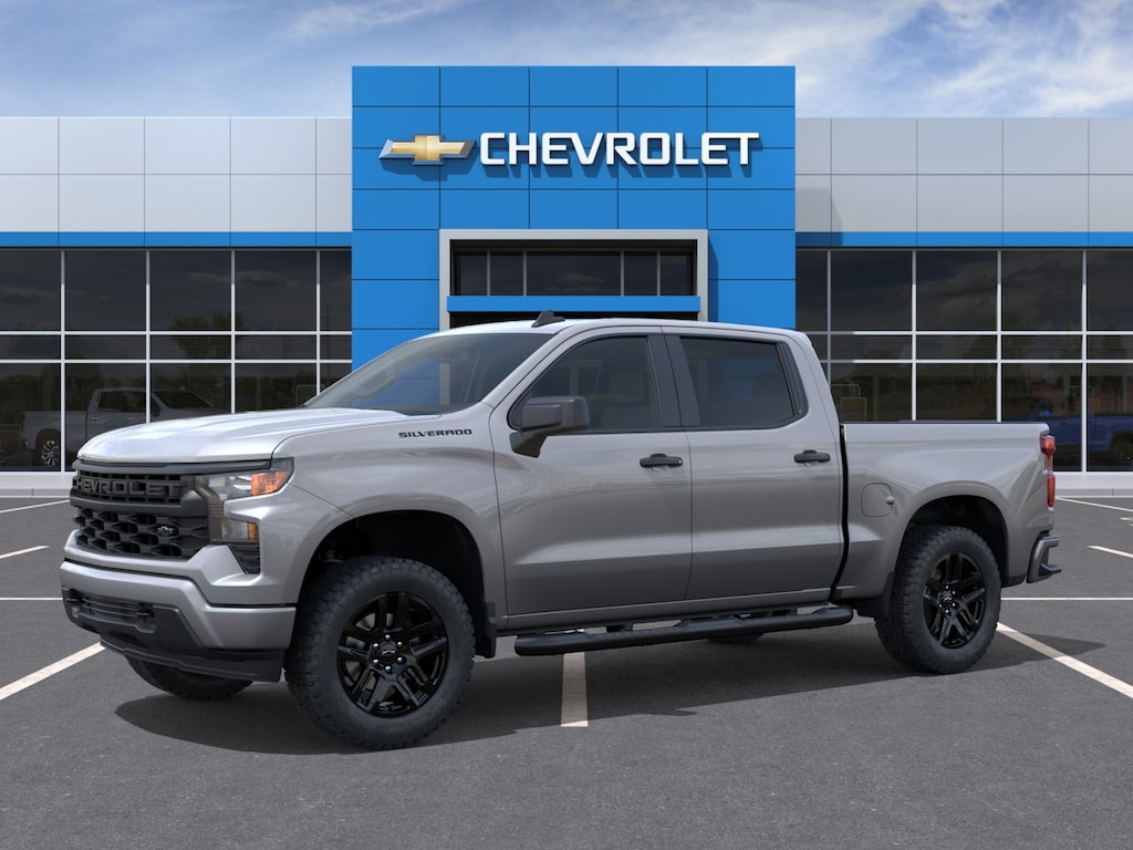 New 2026 Chevrolet Silverado 1500 Custom Blackout Truck