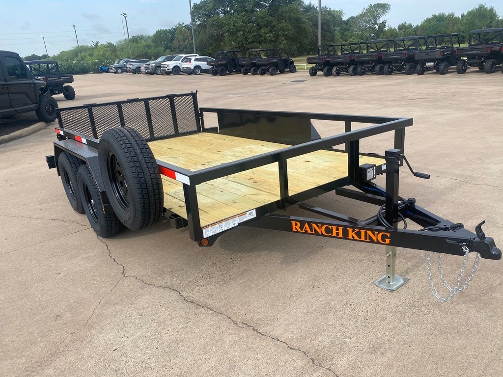 New 2026 Ranch King TC Series Tandem Axle Utility Trailer 7000# GVWR TC12610-70E Trailer