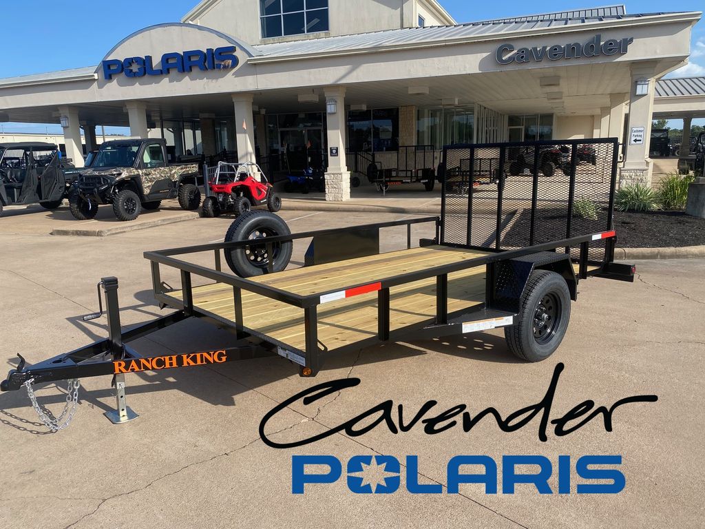 New 2026 Ranch King Weekender Single Axle Utility Trailer 12x610 WT12610-24FMR Trailer