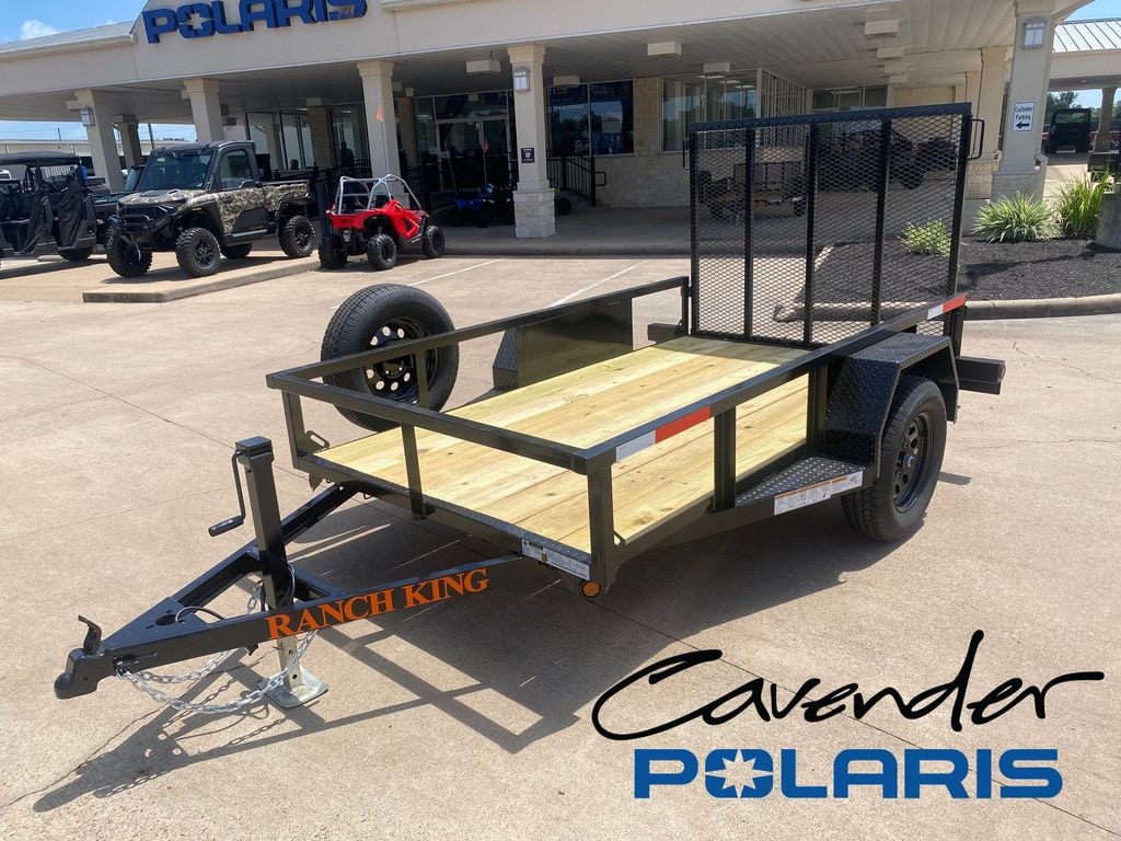 New 2026 Ranch King Weekender Single Axle Utility Trailer 9x5 WT95-24FMR Trailer