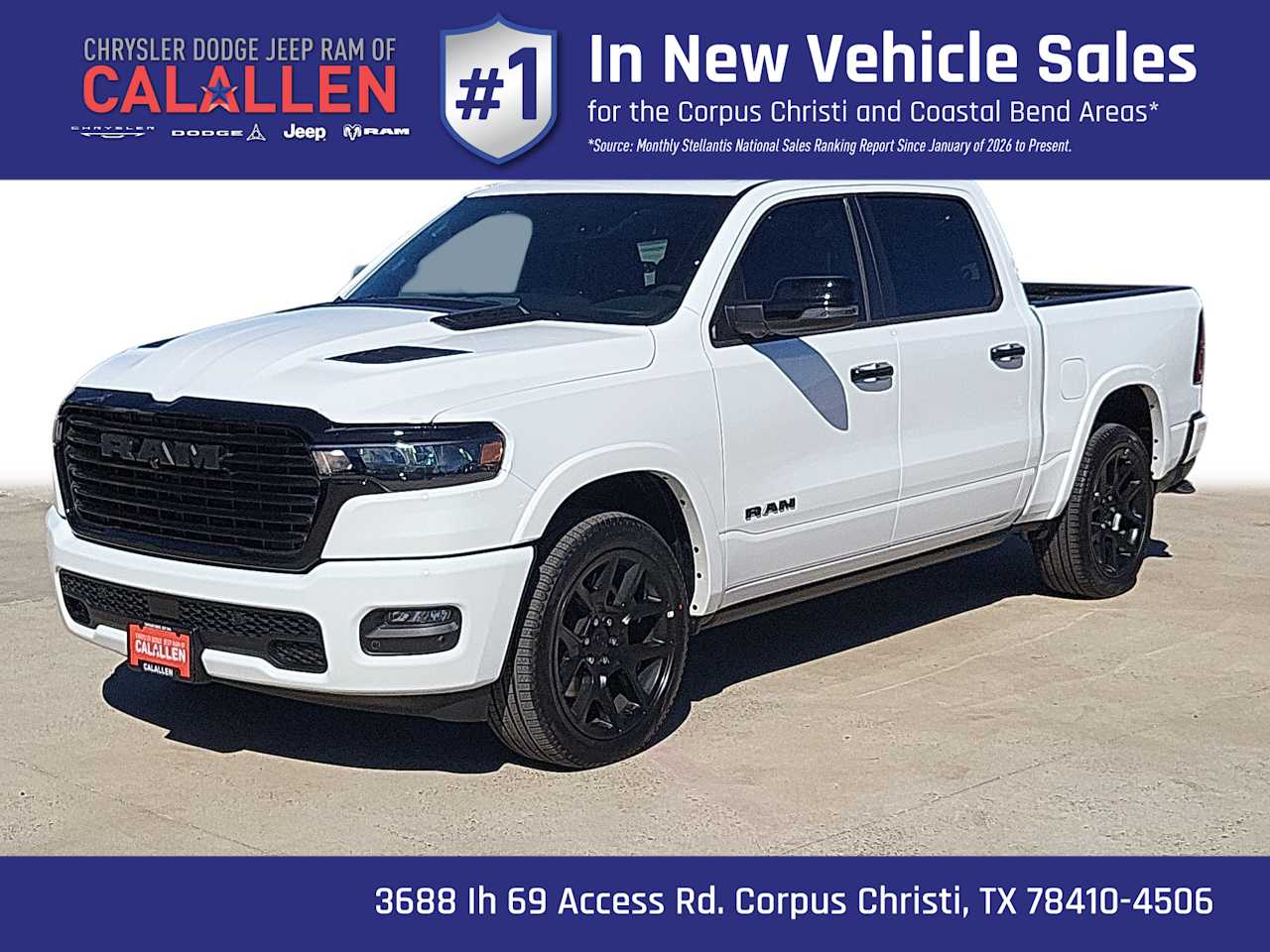 2026 Ram 1500 LARAMIE CREW CAB 4X4 5'7 BOX Pickup