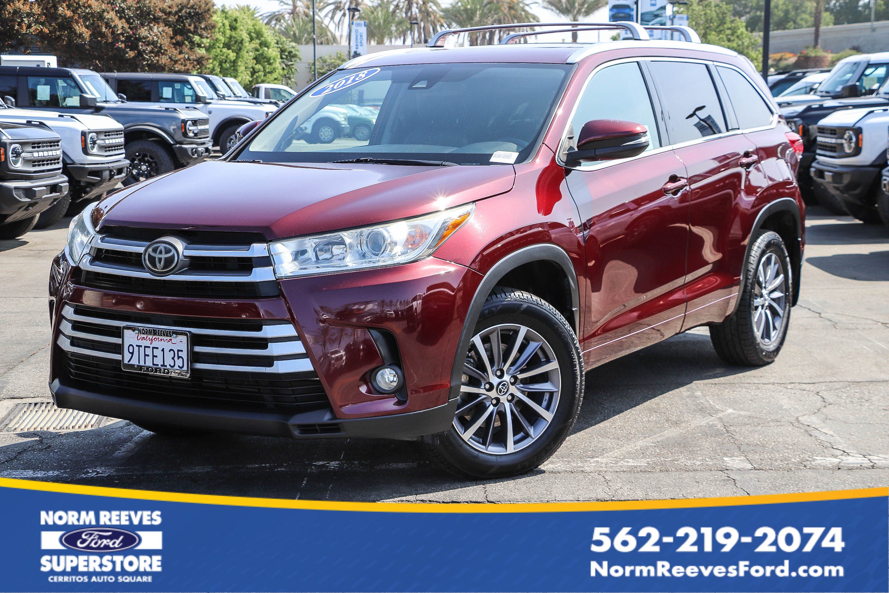 Used 2018 Toyota Highlander SE SE V6 AWD