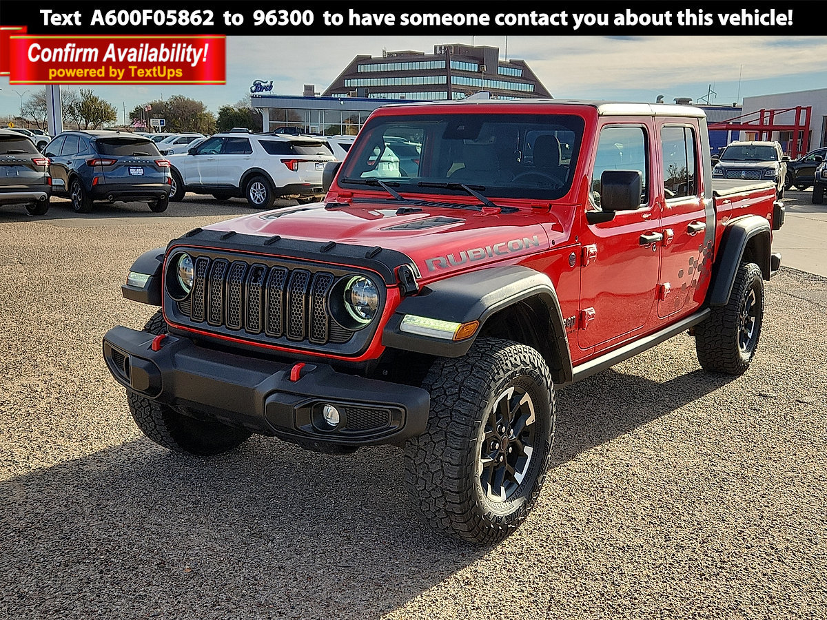Certified 2024 Jeep Gladiator Rubicon Truck Crew Cab