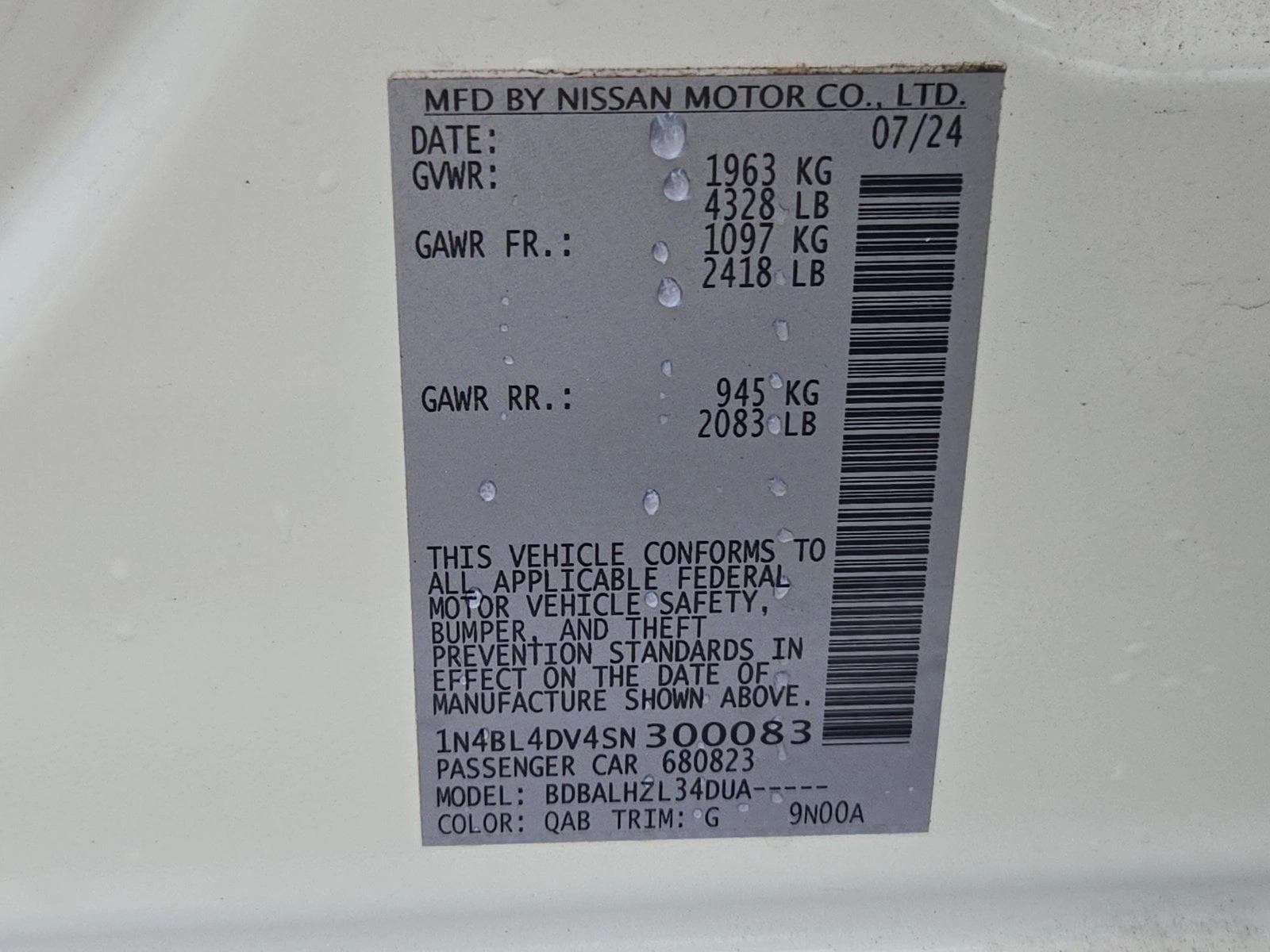 2025 Nissan Altima SV - Photo 20