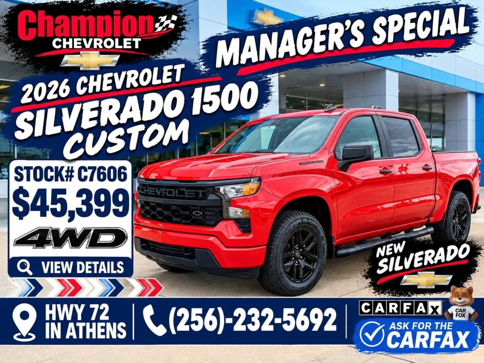 2026 Chevrolet Silverado 1500 Custom