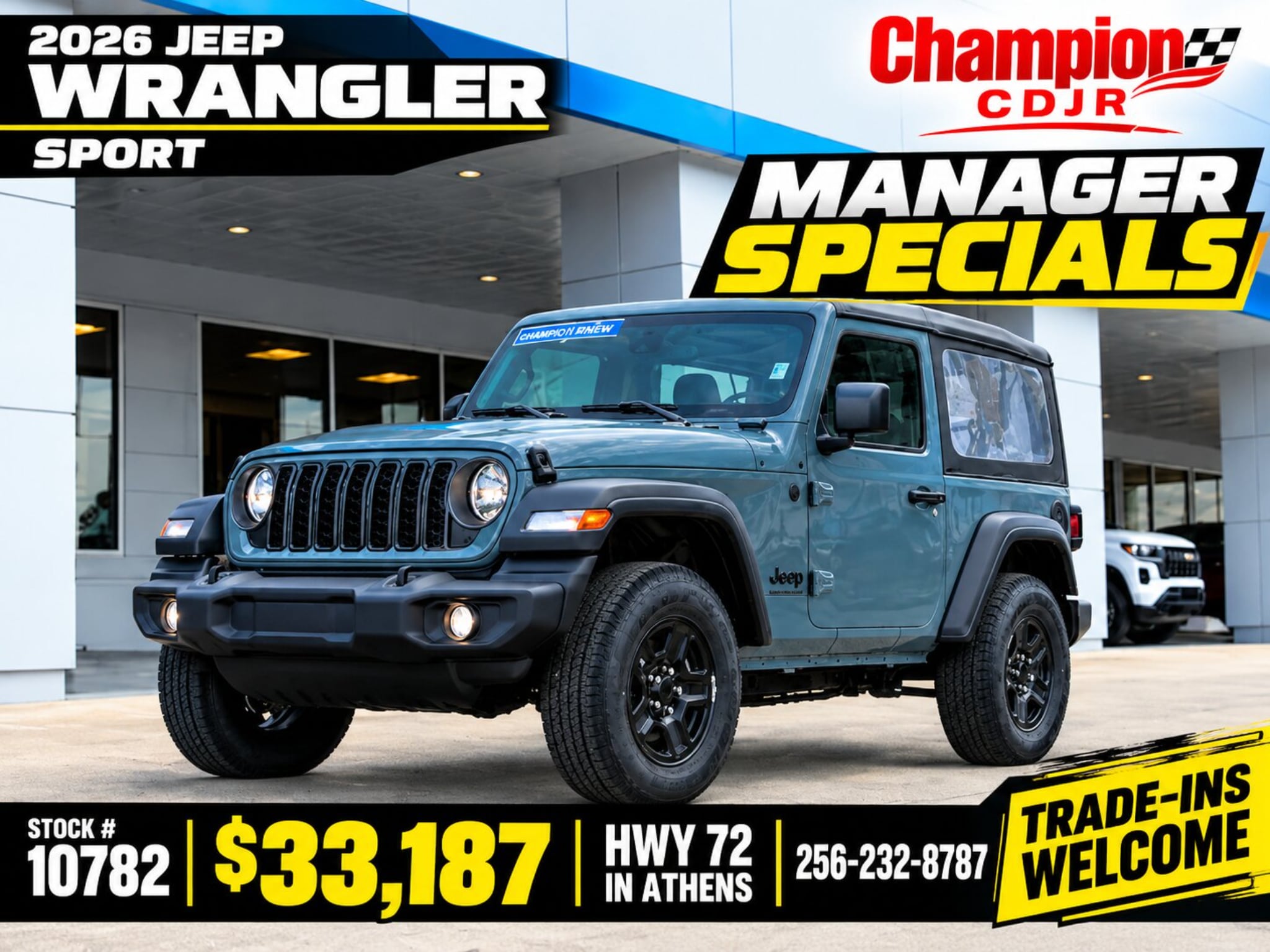 2026 Jeep Wrangler 2-Door Sport