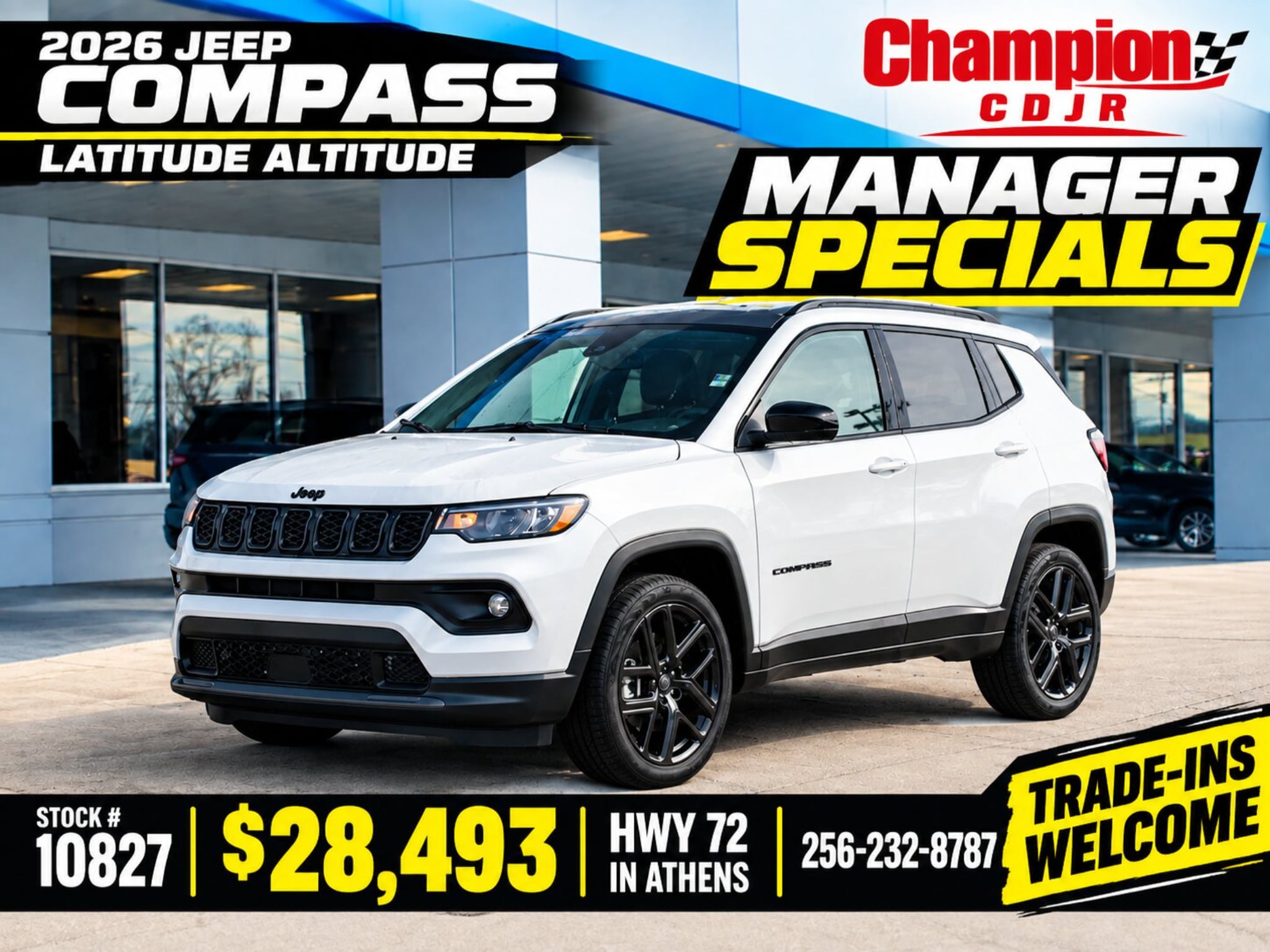 2026 Jeep Compass Latitude Altitude