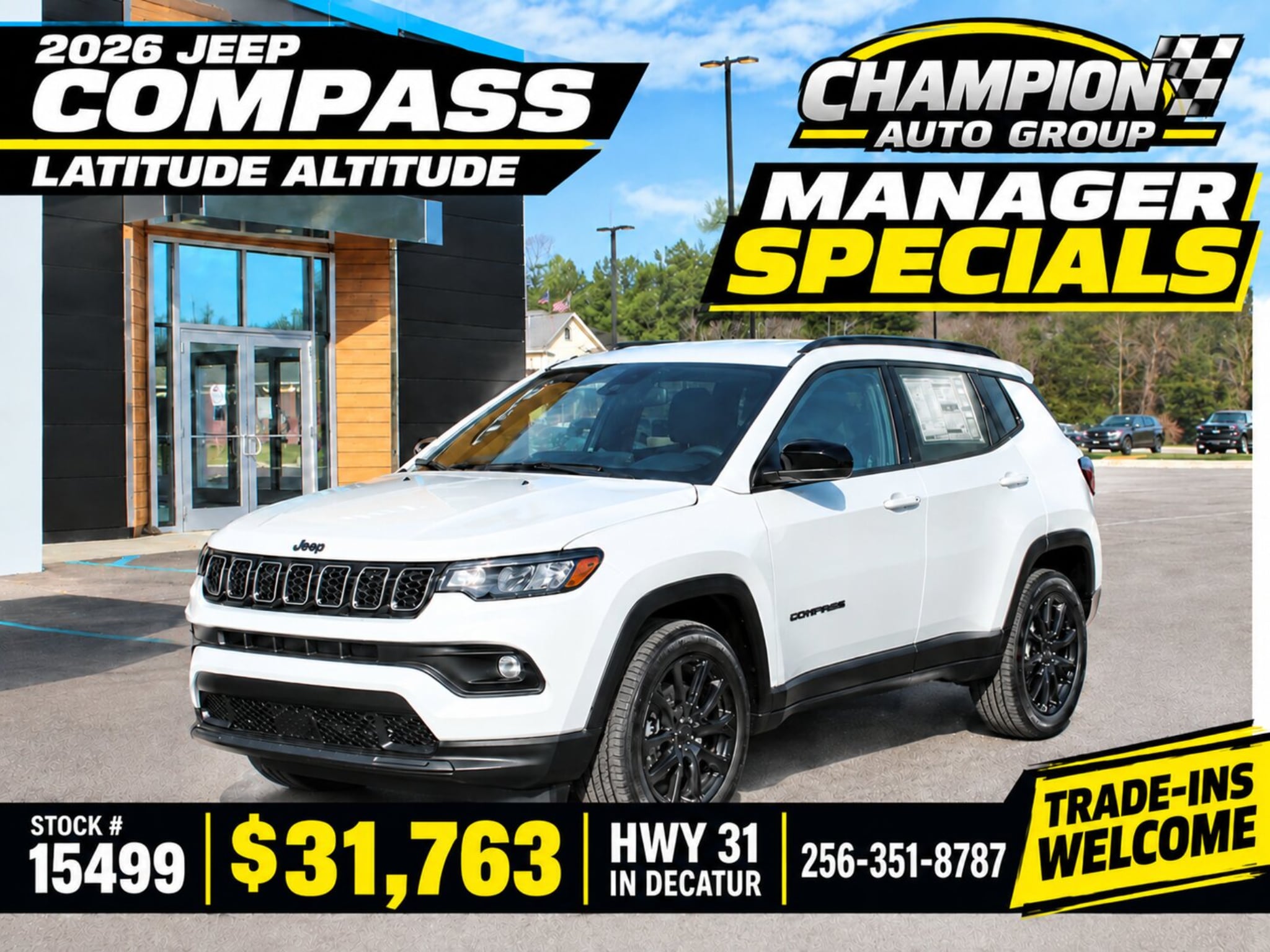 2026 Jeep Compass Latitude Altitude