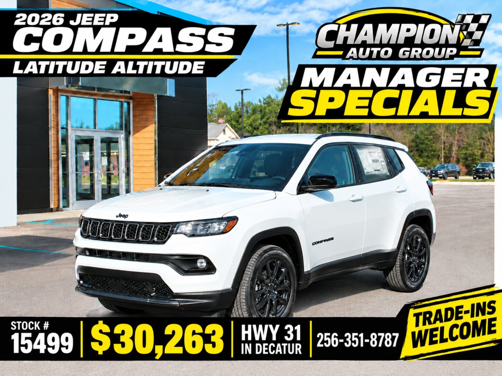 2026 Jeep Compass Latitude Altitude