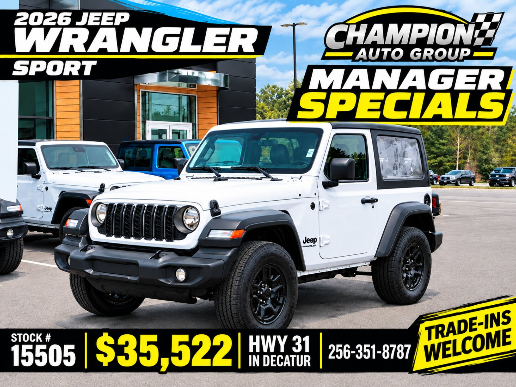 2026 Jeep Wrangler 2-Door Sport