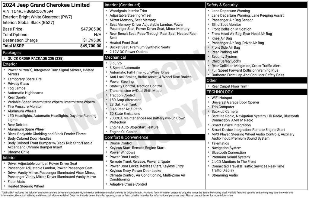 Used 2024 Jeep Grand Cherokee Limited