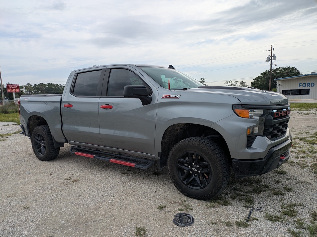 Used 2024 Chevrolet Silverado 1500 Custom Trail Boss Truck Crew Cab
