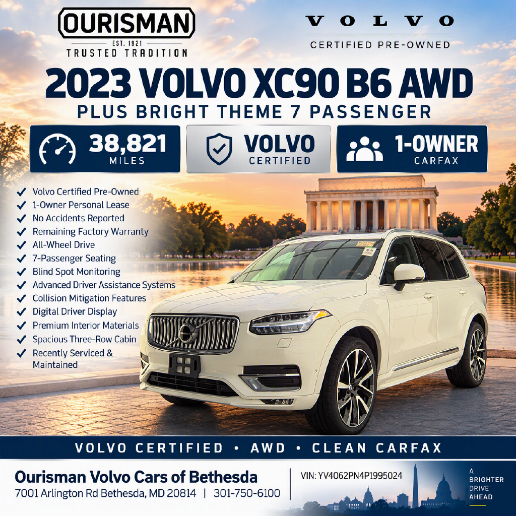 Used 2023 Volvo XC90 B6 Plus 7-Seater SUV