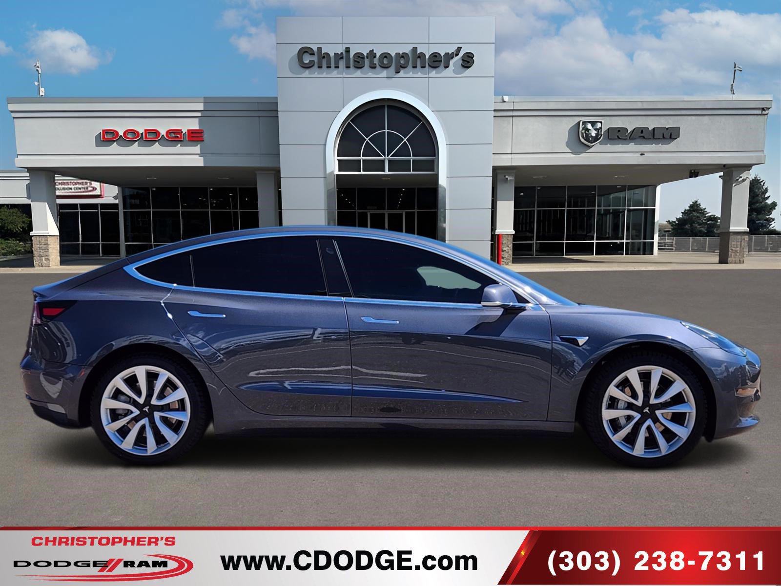 Used 2019 Tesla Model 3 Long Range with VIN 5YJ3E1EBXKF453500 for sale in Golden, CO