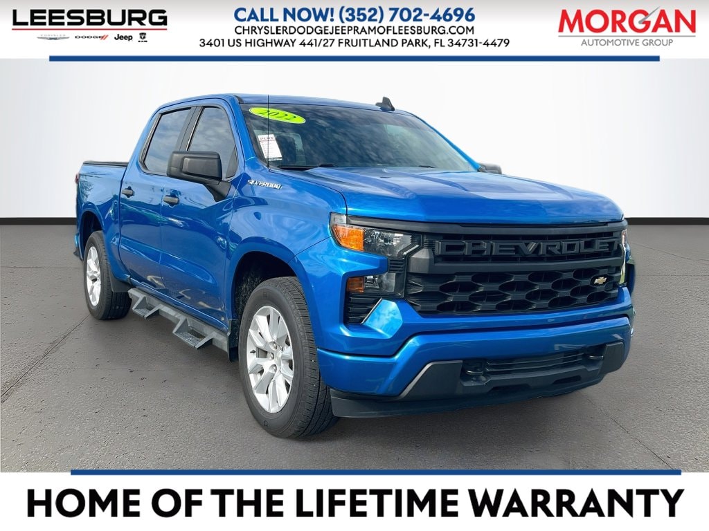 Used 2022 Chevrolet Silverado 1500 Custom Truck Crew Cab
