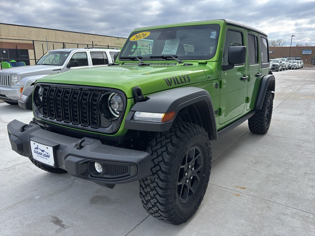 New 2026 Jeep Wrangler 4-DOOR WILLYS Sport Utility