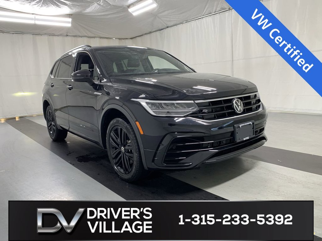 Certified 2022 Volkswagen Tiguan 2.0T SE R-Line Black SUV
