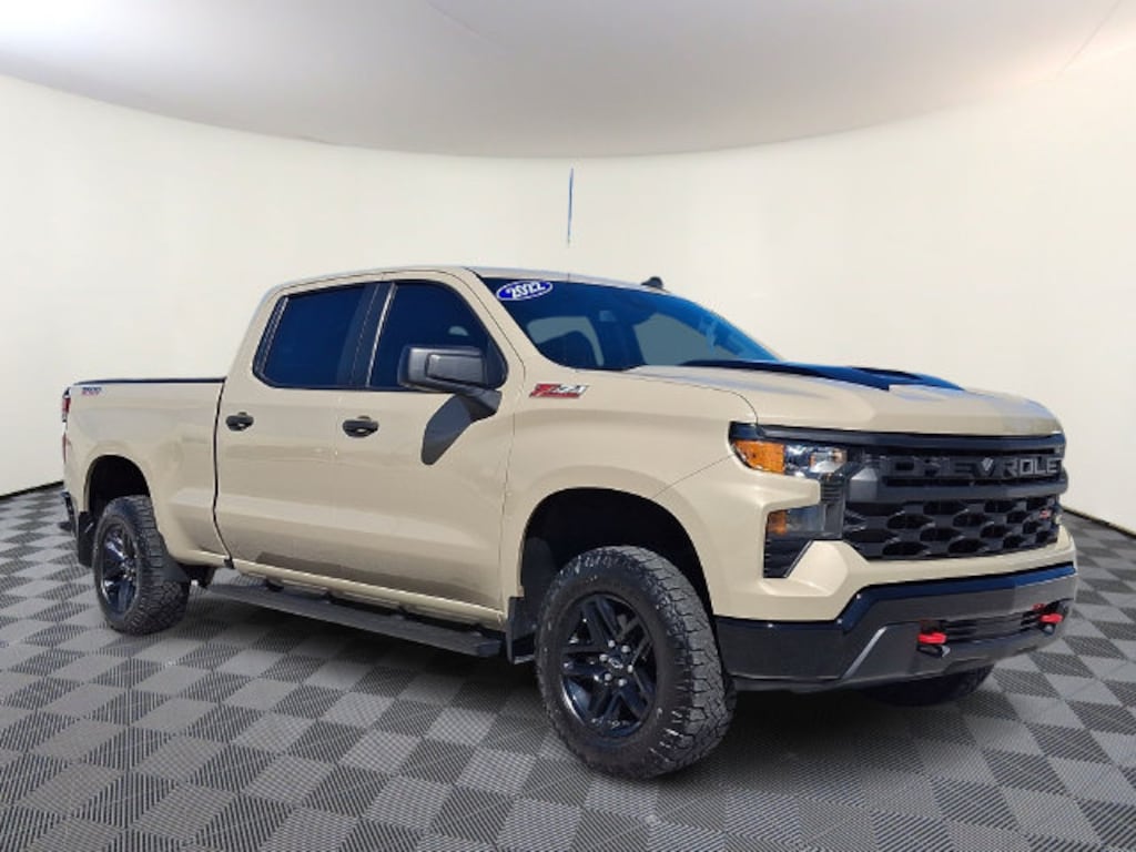 Used 2022 Chevrolet Silverado 1500 Custom Trail Boss Truck Crew Cab