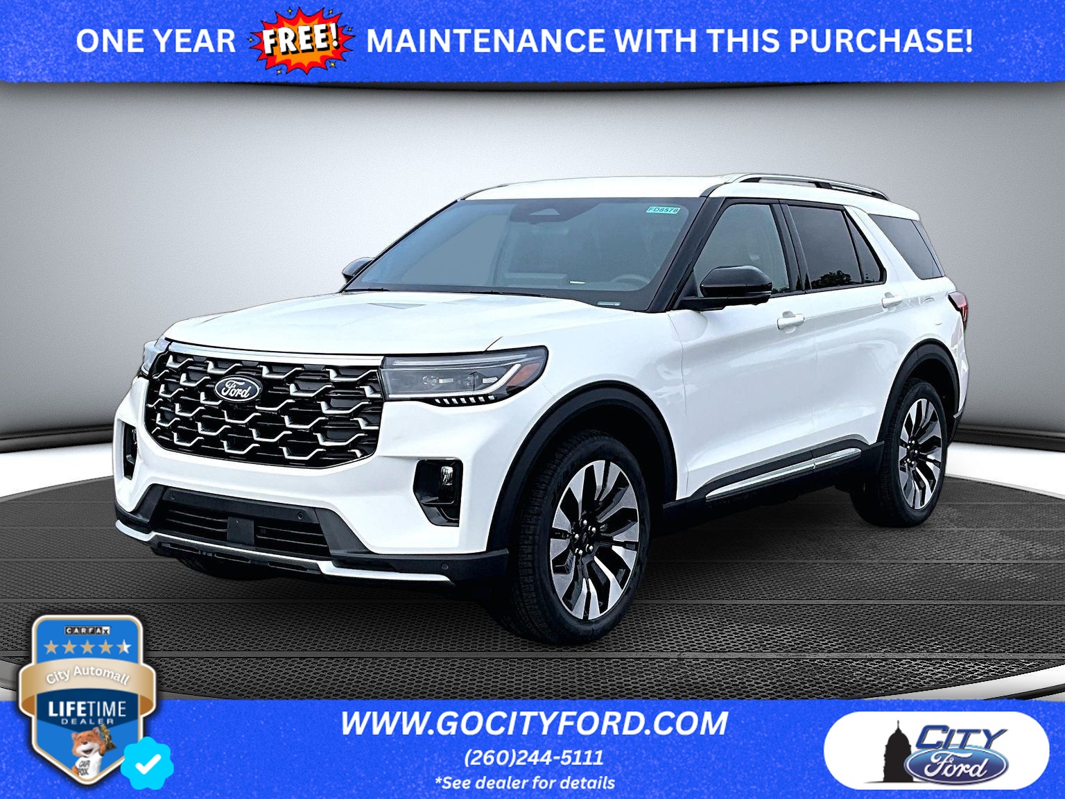 New 2027 Ford Explorer Platinum Sport Utility