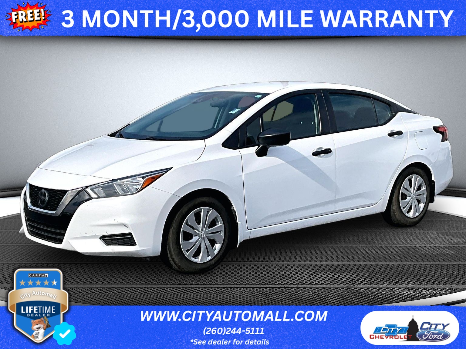 Used 2020 Nissan Versa S Sedan
