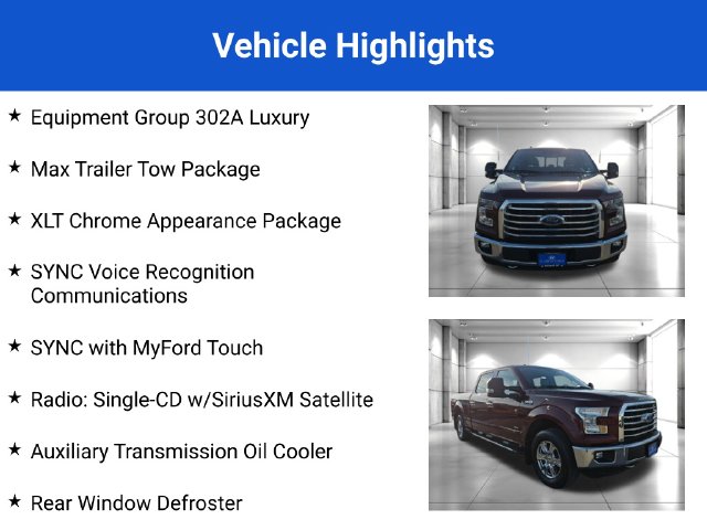 Used 2015 Ford F-150 XLT Truck