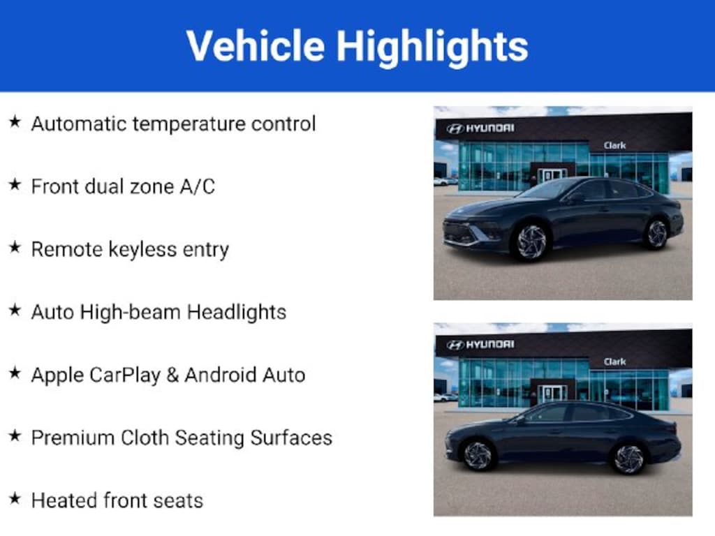 New 2026 Hyundai Sonata SEL Sport Sedan