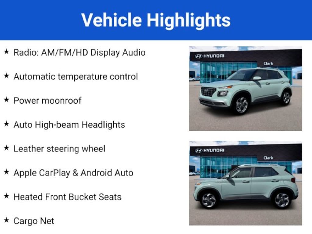 New 2026 Hyundai Venue SEL SUV