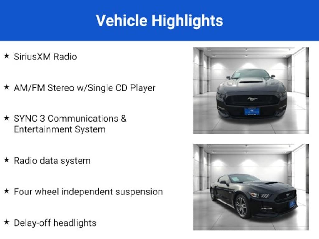 Used 2016 Ford Mustang GT Premium Coupe