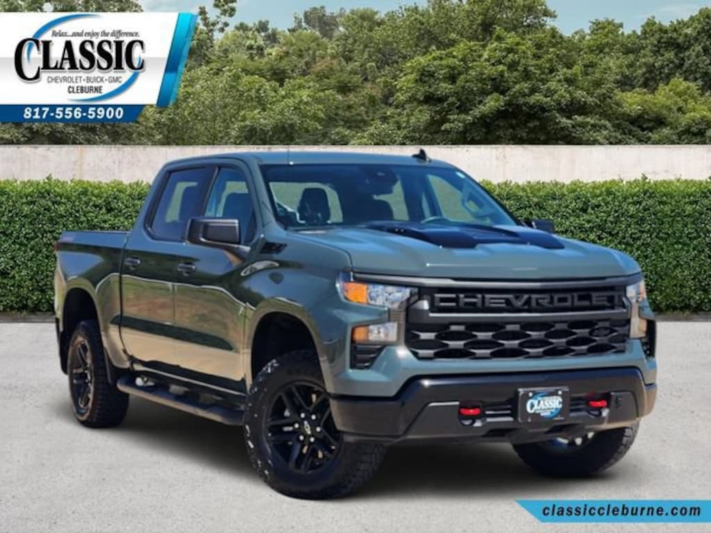 Used 2025 Chevrolet Silverado 1500 Custom Trail Boss Truck Crew Cab